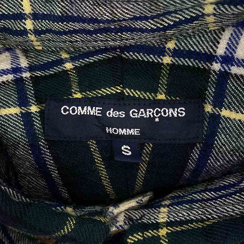 COMME des GARCONS HOMME / コムデギャルソンオム ウール タータンチェック ボタンダウンシャツ