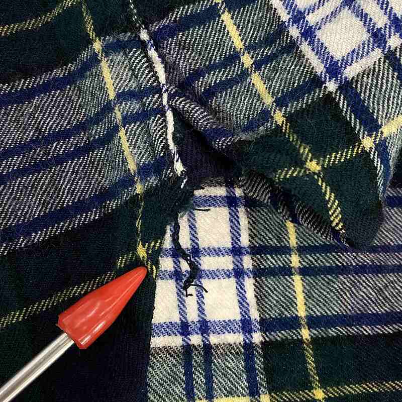 COMME des GARCONS HOMME / コムデギャルソンオム ウール タータンチェック ボタンダウンシャツ