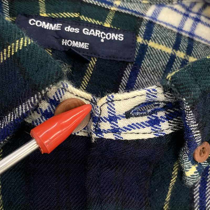 COMME des GARCONS HOMME / コムデギャルソンオム ウール タータンチェック ボタンダウンシャツ