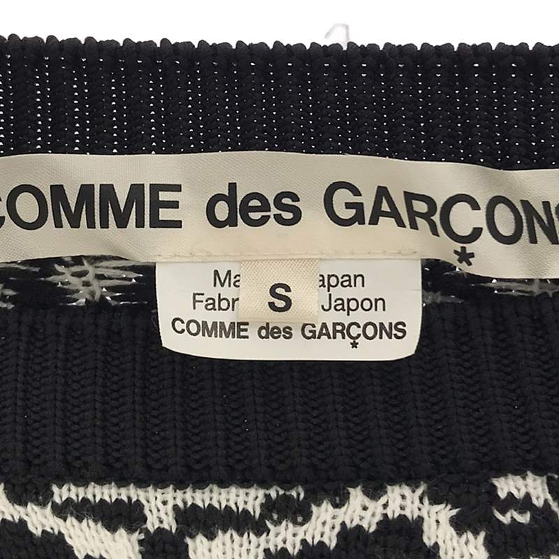 COMME des GARCONS / コムデギャルソン ポリエステル 球体 立体 バルーン オーバーニット プルオーバー ポンチョ