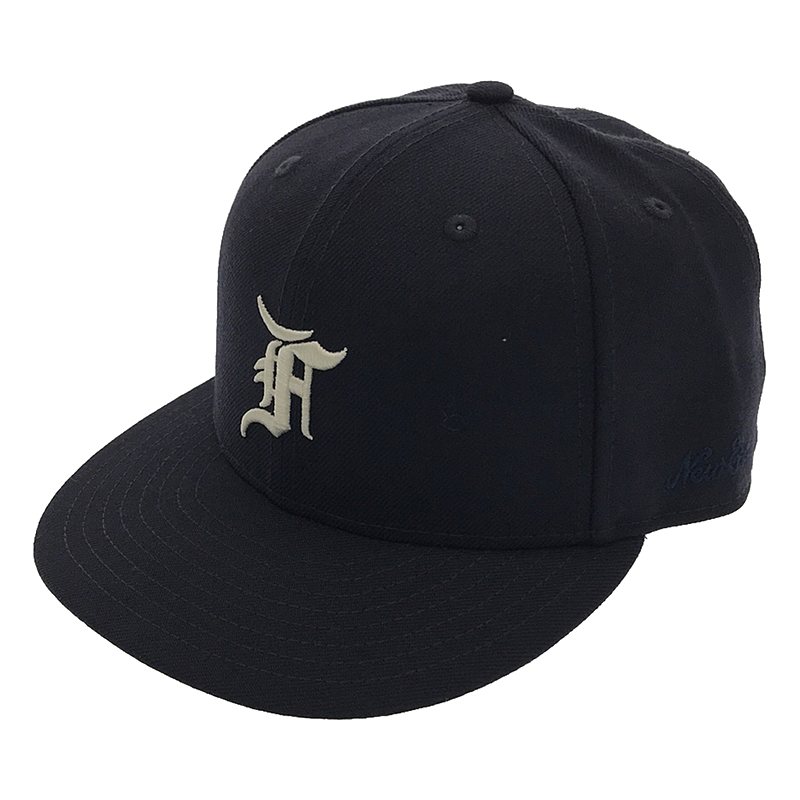 × NEW ERA ニューエラコラボ Fロゴ刺しゅう ベースボールキャップ