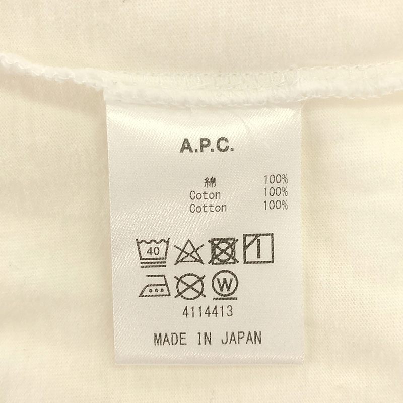 A.P.C. / アーペーセー ロゴ クルーネック Tシャツ