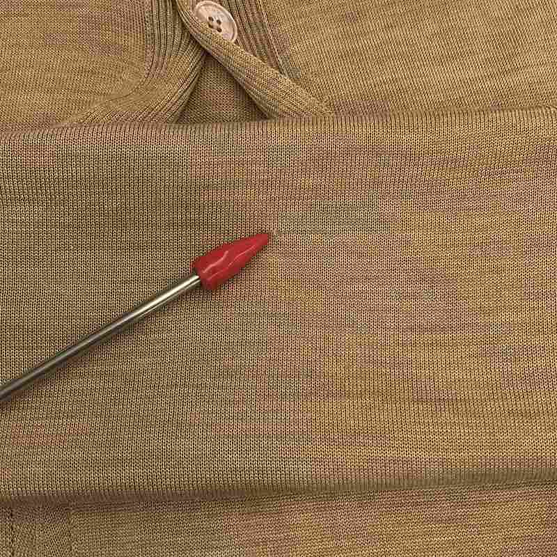 HERMES / エルメス シルク Vネックカーディガン