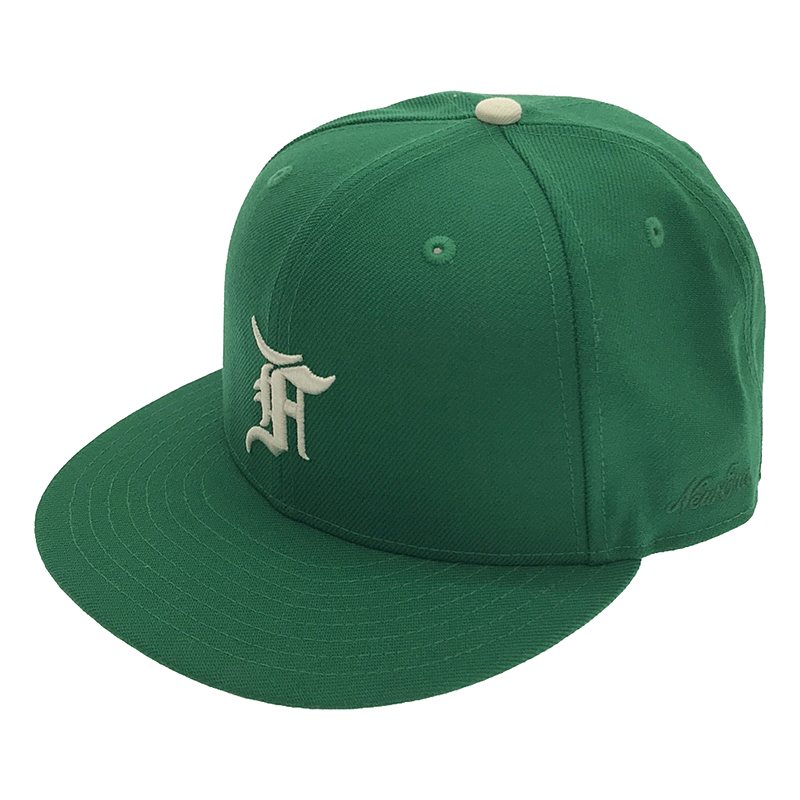 × NEW ERA ニューエラコラボ Fロゴ刺しゅう ベースボールキャップ