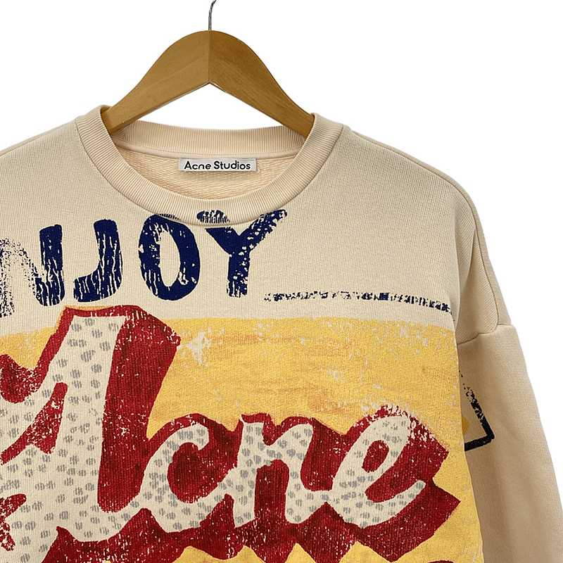 Acne Studios / アクネストゥディオズ ×GRANT LEVY-LUCERO プリント クルーネックスウェット
