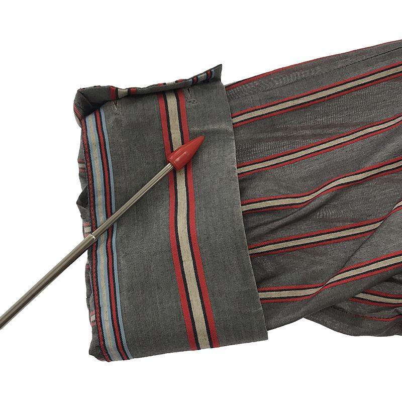 RUMCHE / ラム・シェ Silk Cotton Stripe One-piece ワンピース