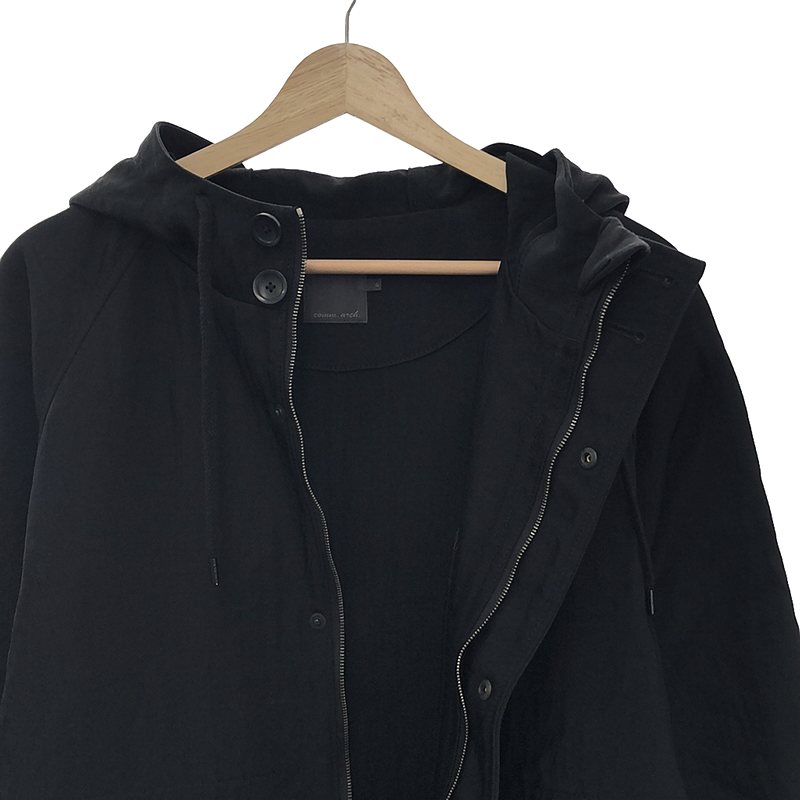 comm.arch. / コムアーチ Nylon Twill Hooded Coat ナイロンツイル フーデッド ミリタリーコート