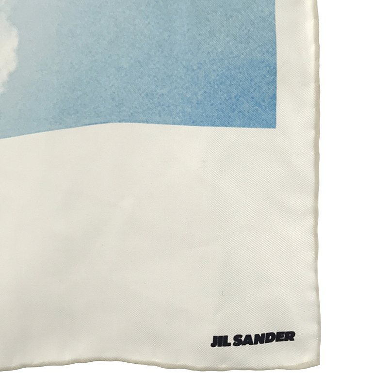 JIL SANDER / ジルサンダー silk 100％ / シルク FOULARD スカーフ