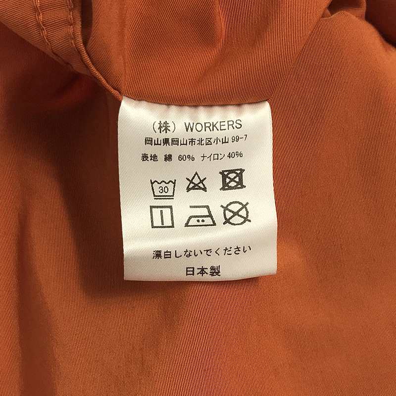 WORKERS / ワーカーズ Mountain Shirt Parka 60/40 Cloth ロクヨンクロス マウンテン シャツ パーカー ジャケット