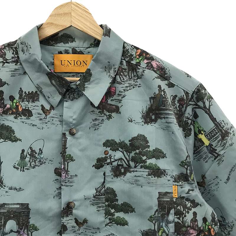 UNION LOS ANGELES / ユニオンロサンゼルス HARLEM TOILE HAWAIIAN SHIRT 総柄プリント 半袖シャツ