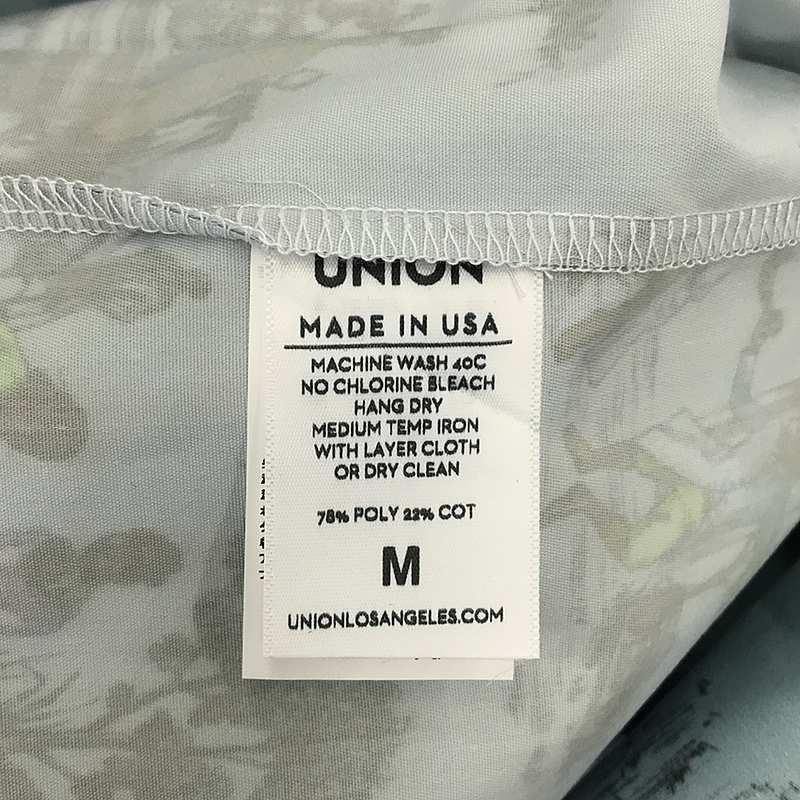 UNION LOS ANGELES / ユニオンロサンゼルス HARLEM TOILE HAWAIIAN SHIRT 総柄プリント 半袖シャツ