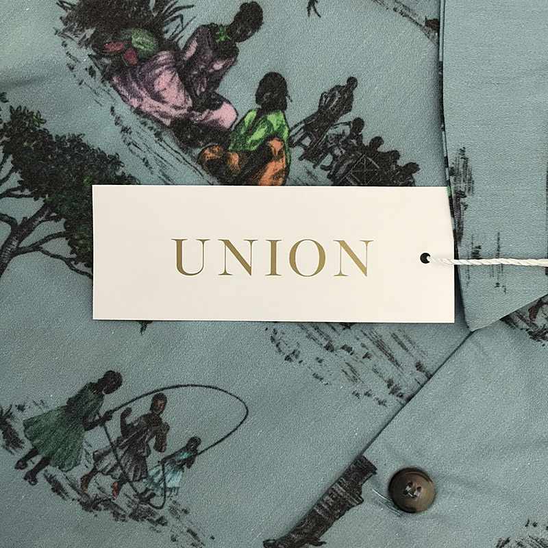 UNION LOS ANGELES / ユニオンロサンゼルス HARLEM TOILE HAWAIIAN SHIRT 総柄プリント 半袖シャツ