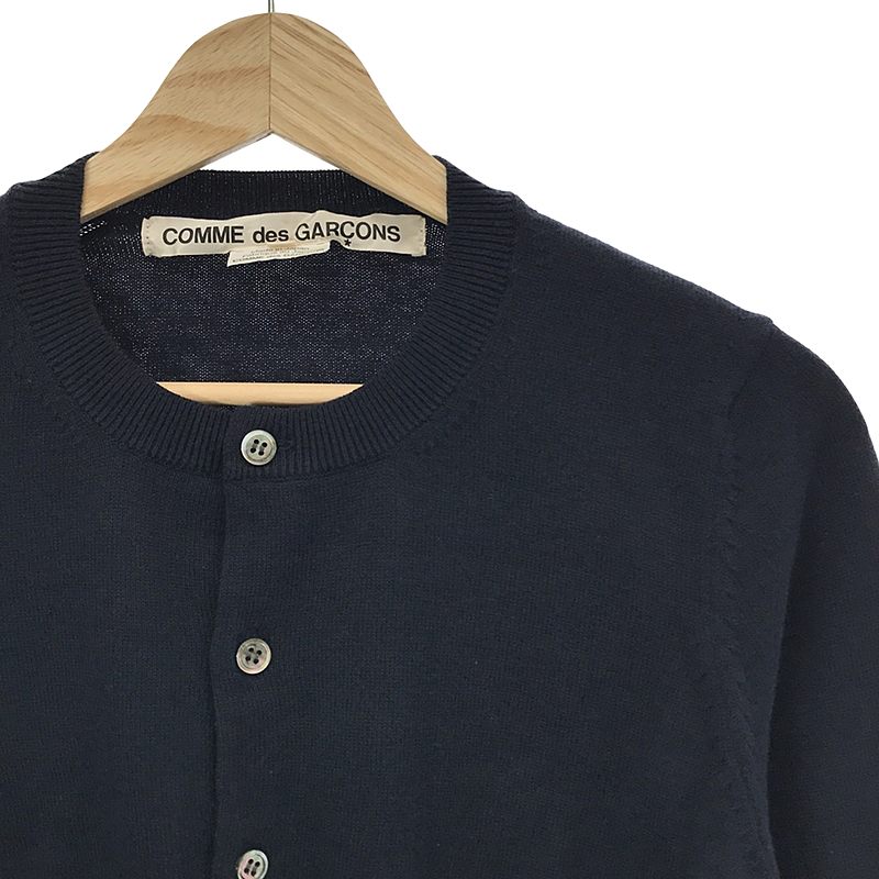 COMME des GARCONS / コムデギャルソン コットン ショート ニット カーディガン
