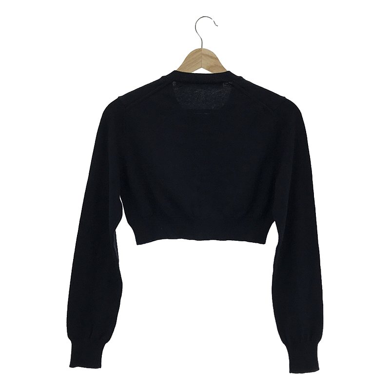 COMME des GARCONS / コムデギャルソン コットン ショート ニット カーディガン