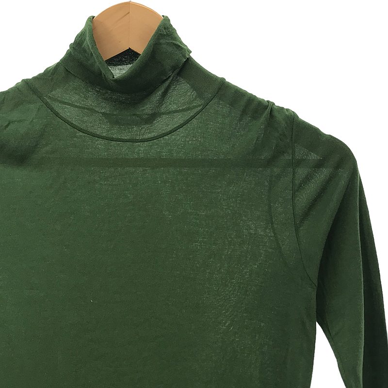 AURALEE / オーラリー HIGH GAUGE SHEER RIB TURTLE NECK LONG SLEEVE TEE