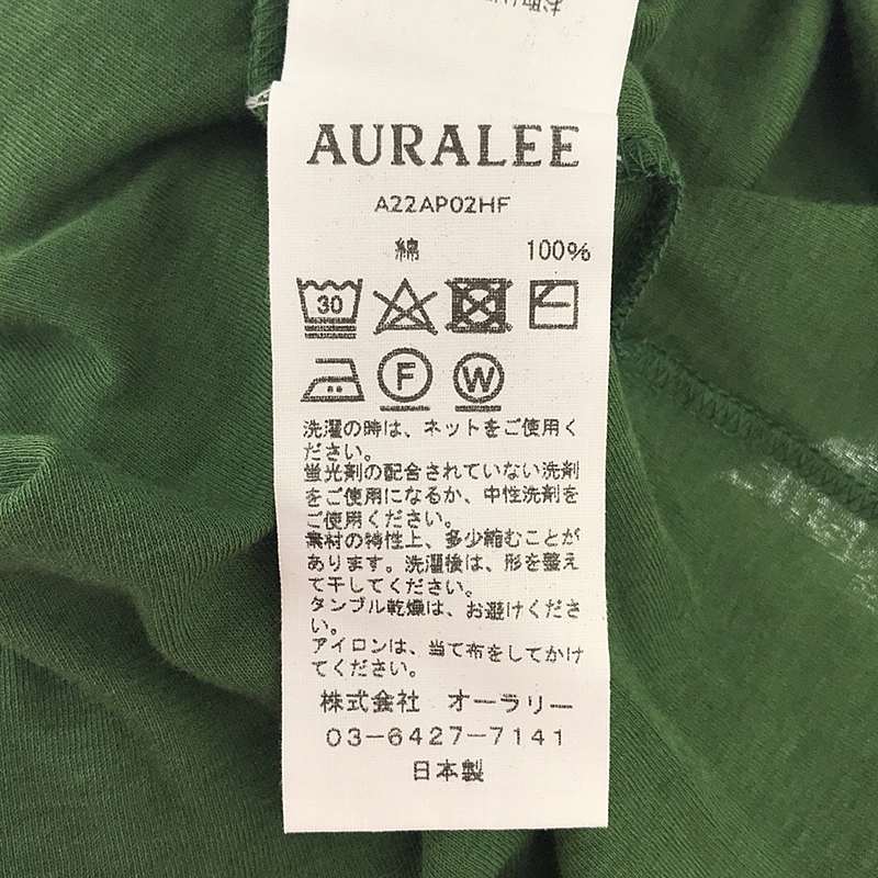 AURALEE / オーラリー HIGH GAUGE SHEER RIB TURTLE NECK LONG SLEEVE TEE