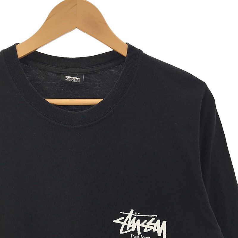 STUSSY / ステューシー コットン 両面プリント クルーネックカットソー