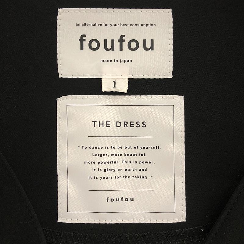 foufou / フーフー 【THE DRESS #11】Vneck gather one piece