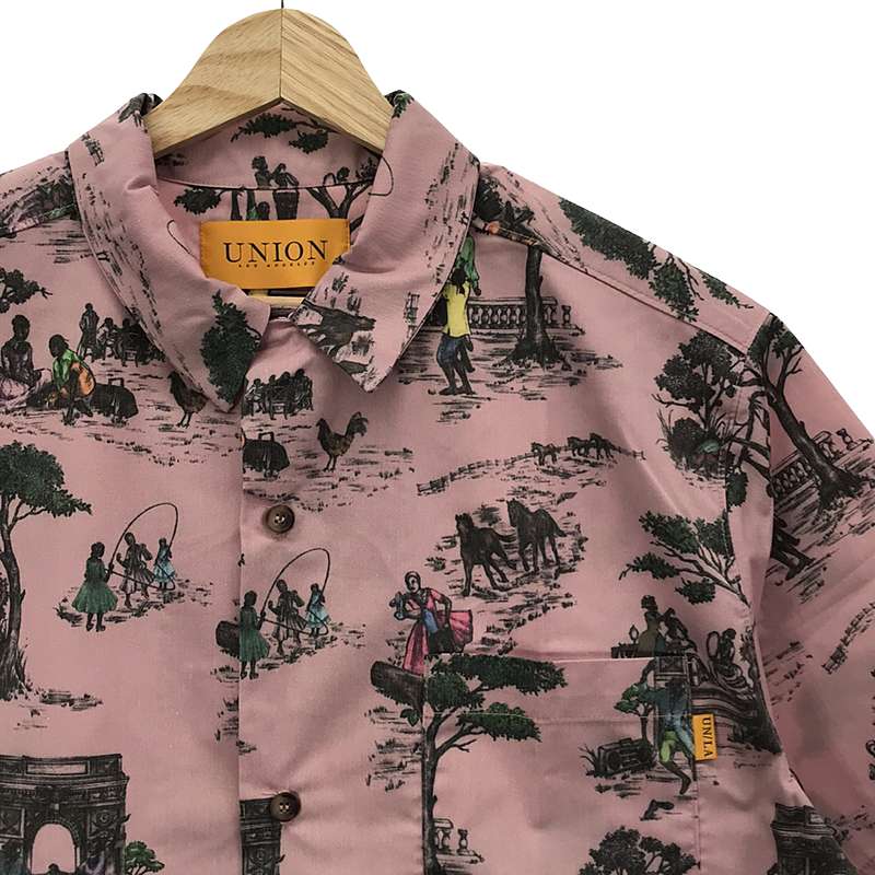 UNION LOS ANGELES / ユニオンロサンゼルス HARLEM TOILE HAWAIIAN SHIRT 総柄プリント 半袖シャツ