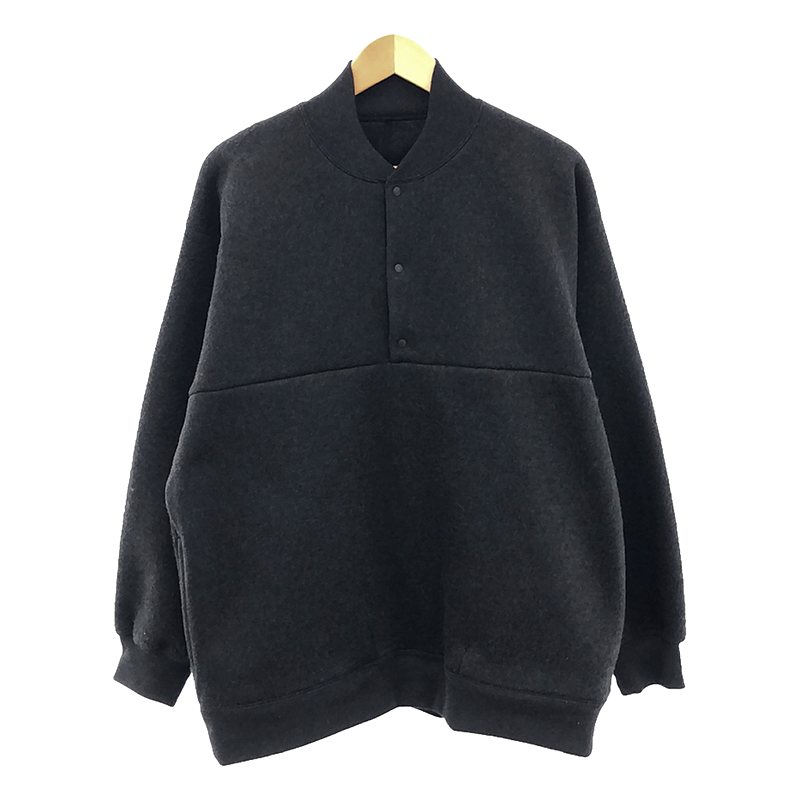 Pe/Silk Fleece P/O ポリエステル シルク フリースプルオーバー