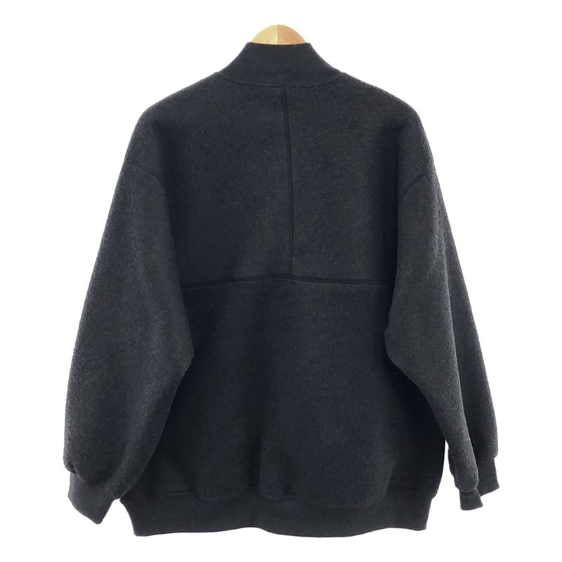 blurhms / ブラームス Pe/Silk Fleece P/O ポリエステル シルク フリースプルオーバー