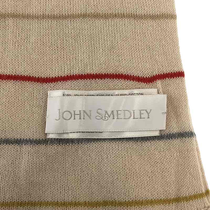 JOHN SMEDLEY / ジョンスメドレー ボーダーマフラー