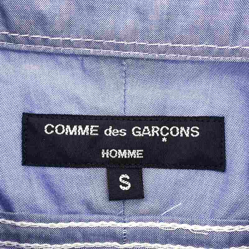 COMME des GARCONS HOMME / コムデギャルソンオム パッチワーク レギュラーカラーシャツ