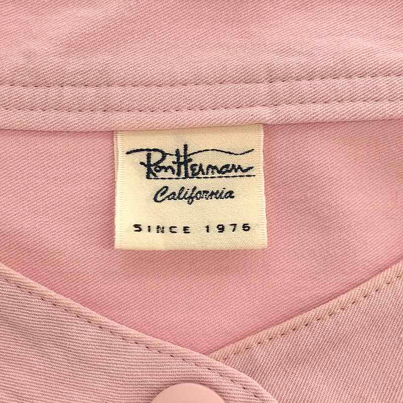 Ron Herman / ロンハーマン コットン ダブルポケット バンドカラー シャツ