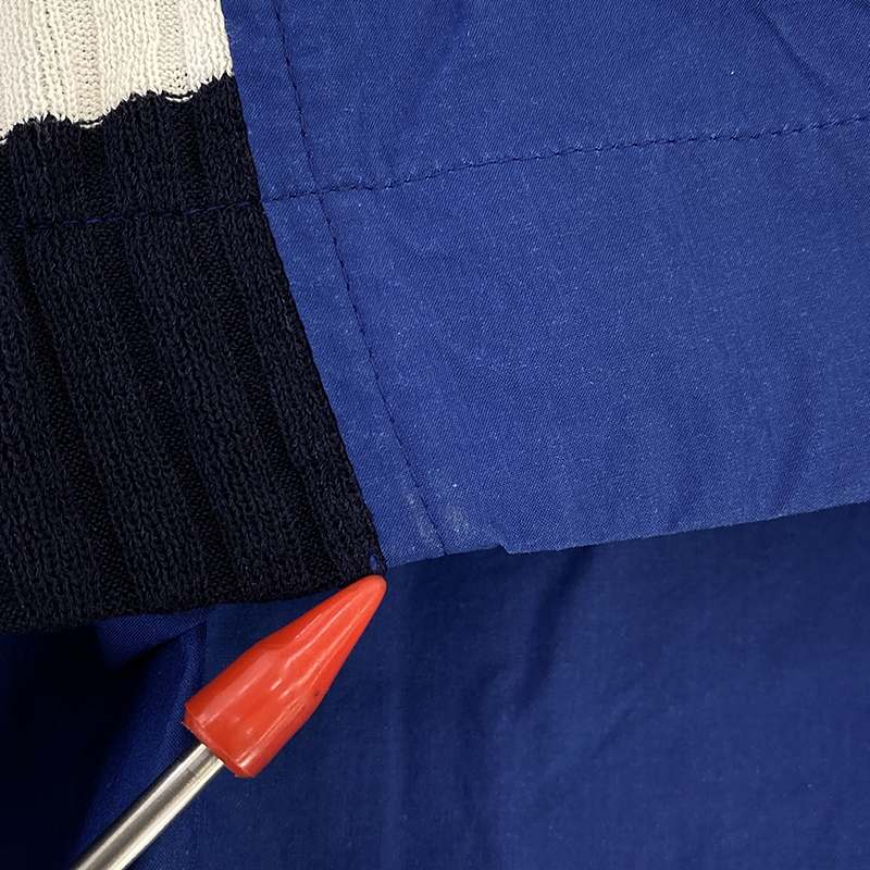 RUMCHE / ラム・シェ コットン ニット切替 ブラウス