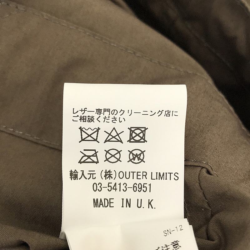 ​NIGEL CABOURN / ナイジェルケーボン × Liam Gallagher リアムギャラガーコラボ LONG SMOCK ベンタイルコットン ロングスモック パーカー