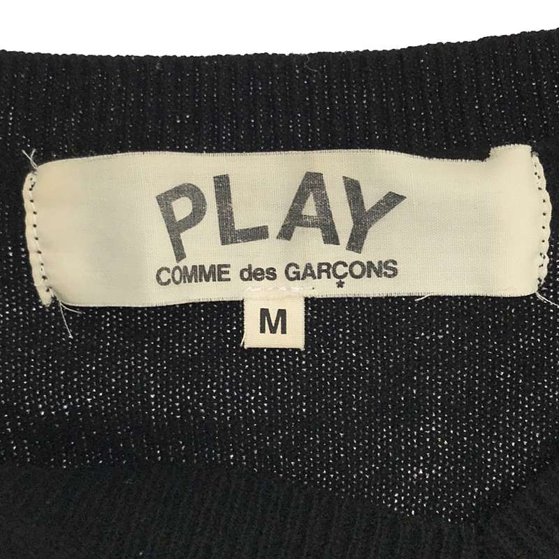 PLAY COMME des GARCONS / プレイコムデギャルソン ハートワッペン ウールニット プルオーバー