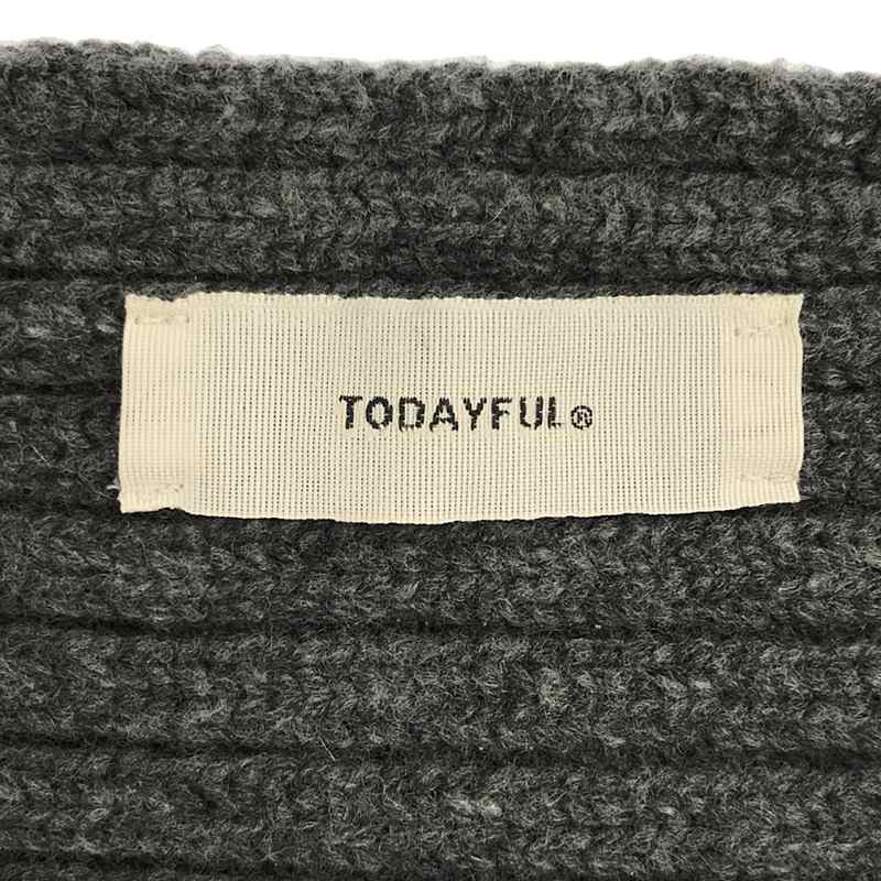 TODAYFUL / トゥデイフル Wool Rib Stole ウールリブストール マフラー