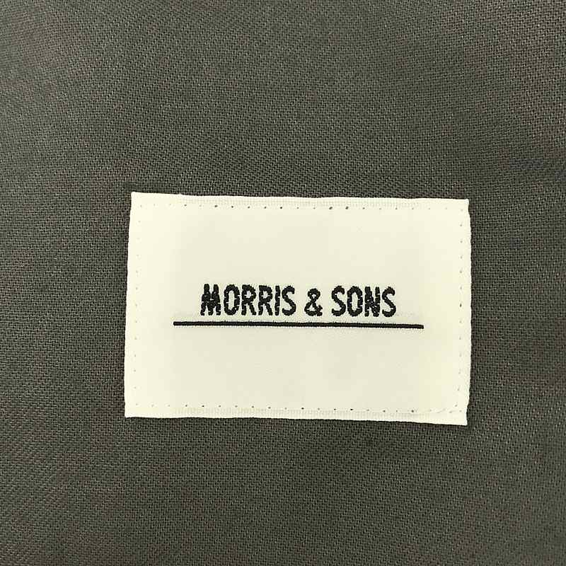 MORRIS&SONS / モリスアンドサンズ ウール テーパードイージーパンツ