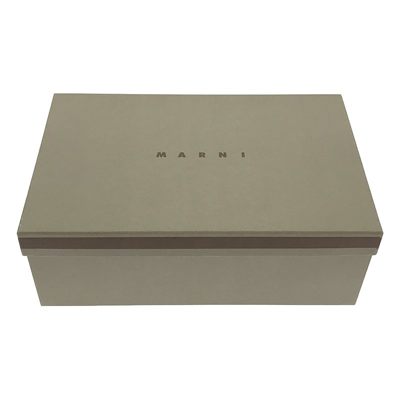 MARNI / マルニ レザー フスベット フラット サンダル