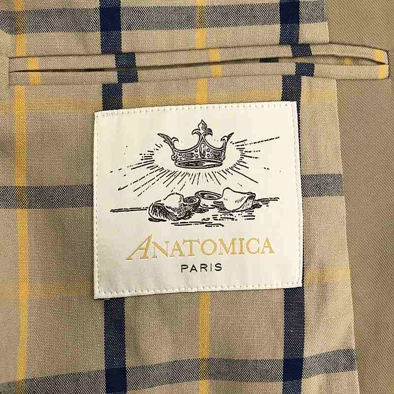 ANATOMICA / アナトミカ コットンギャバジン シングル ラグランコート