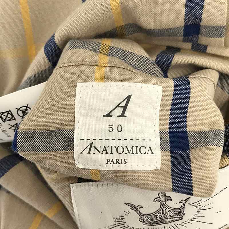 ANATOMICA / アナトミカ コットンギャバジン シングル ラグランコート