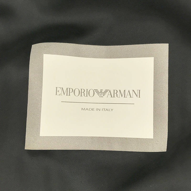 EMPORIO ARMANI / エンポリオアルマーニ イタリア製 TECHNO TAILORING ポリエステル ニット ジャージー 3B テーラード ジャケット ハンガー付き