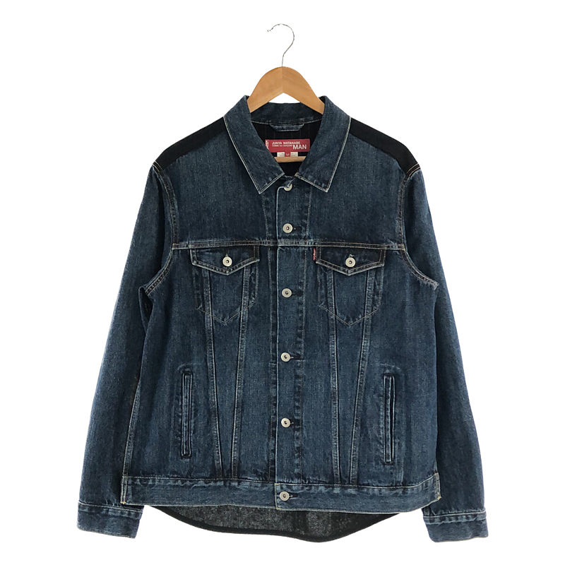 JUNYA WATANABE MAN デニム 袖切り替えジャケット 2019/M綿55％毛45%