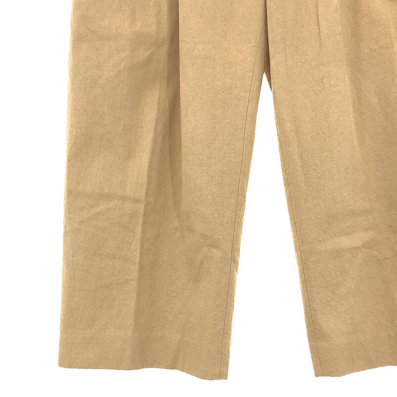 Studio Nicholson / スタジオ ニコルソン WOOL TWILL VOLUME PANT SNM-027 ウール ツイル タック テーパード スラックス パンツ