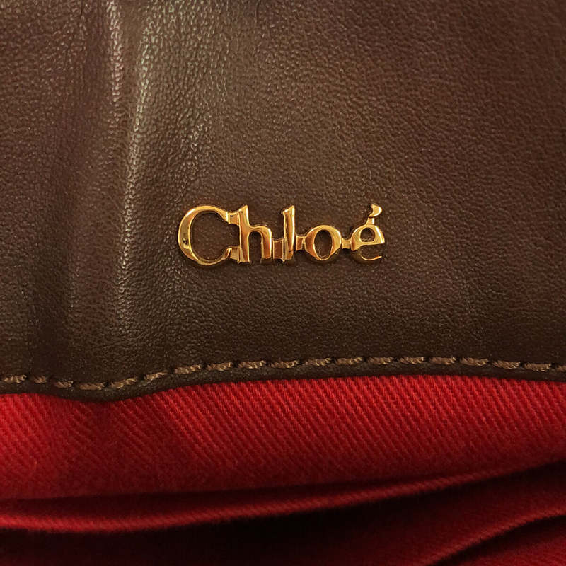 純正売品美品Chloe　エデン　レザー　ショルダーバッグ　フリンジ　パスケース付　黒色 バッグ