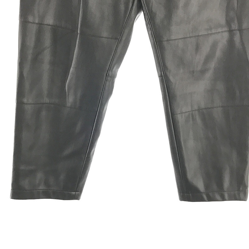 美品 stein FAKE LEATHER TROUSERS レザー パンツ Stein(シュタイン) 19AW 2nd & 3rd Delivery - SOUTH STORE