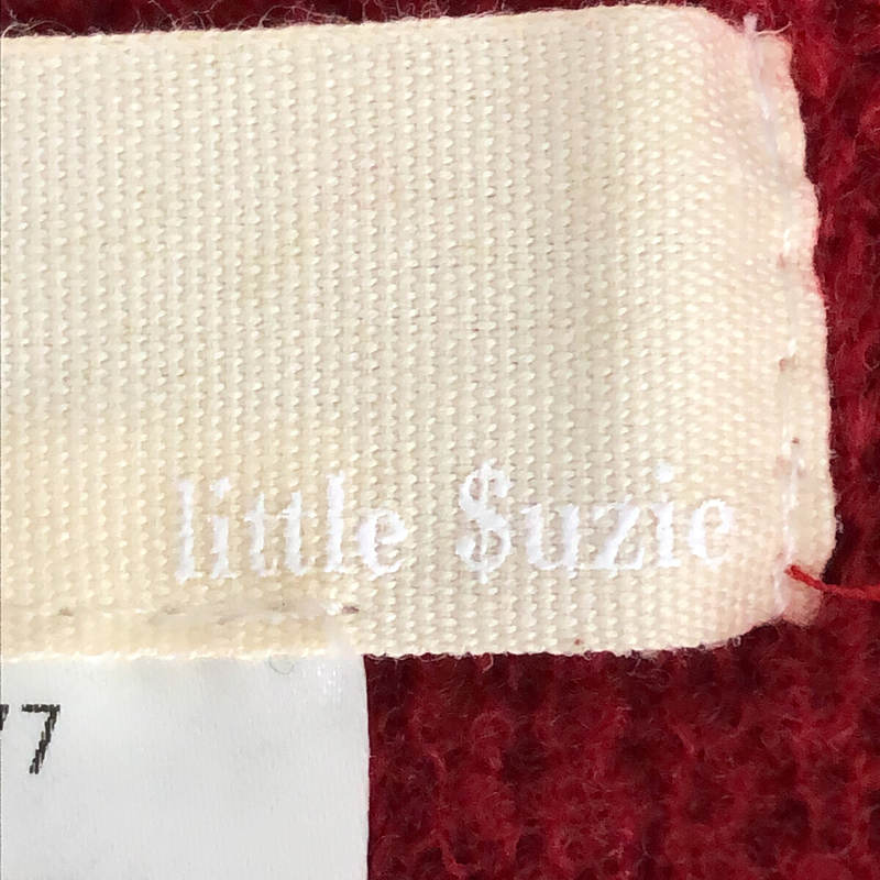 Little $uzie / リトルスージー カット スリット ウール ハイゲージ ニット セーター