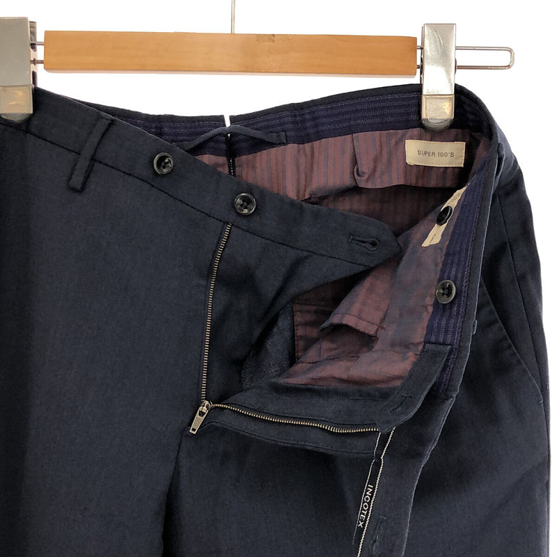 INCOTEX / インコテックス ロールアップ スラックス テーラードパンツ