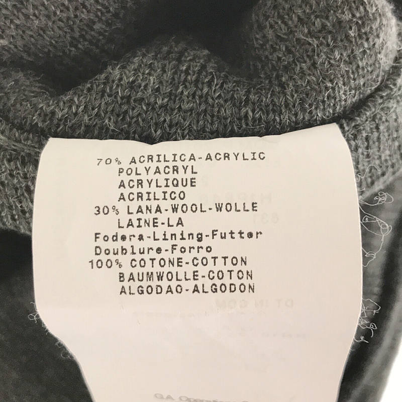 EMPORIO ARMANI / エンポリオアルマーニ MATT LINE イタリア製 アクリル ウール ニット リブ パンツ