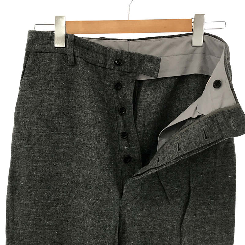 ARTS&SCIENCE / アーツアンドサイエンス コットン リネン ネップ スラックス パンツ