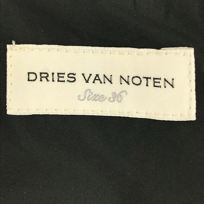 DRIES VAN NOTEN / ドリスヴァンノッテン ドッキング ボリューム ロング ドレス ワンピース