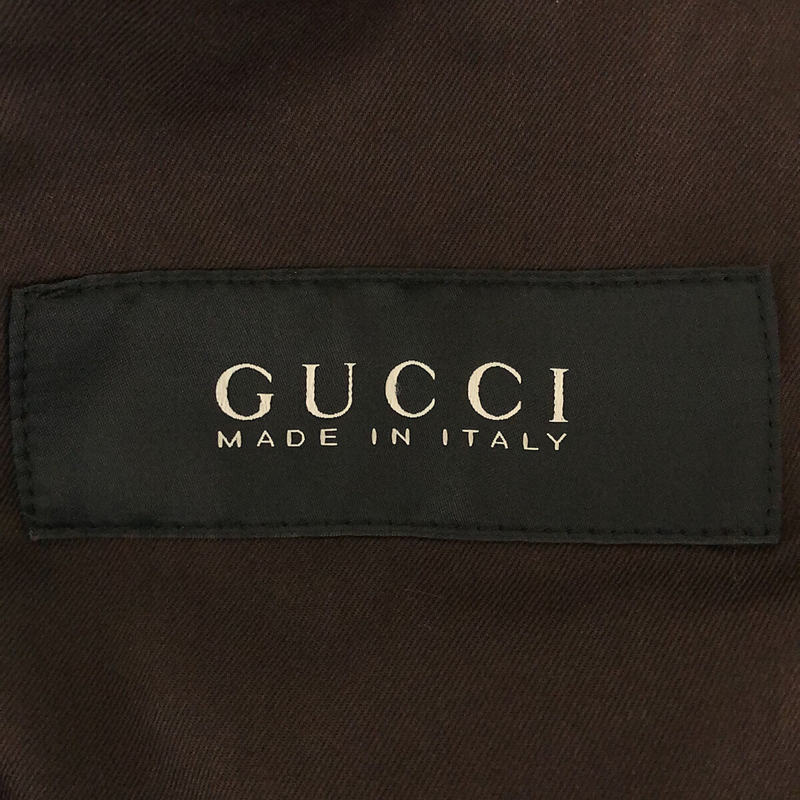 GUCCI / グッチ ショールカラー ニット 切替 コーデュロイ ブルゾン