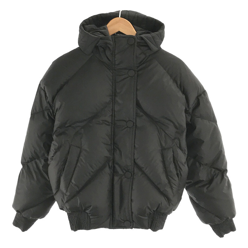 DUNLOP SHORT PUFFER JACKET ショート丈 フード ダウン ジャケット