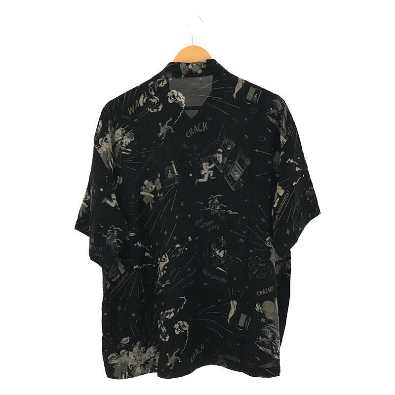 PORTER CLASSIC / ポータークラシック 落ちこぼれスパイ ALOHA SHIRT レーヨン オープンカラー アロハシャツ