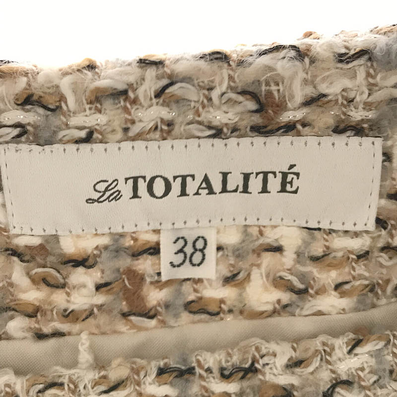 その他 ツイードサイドボタン2WAYスカート